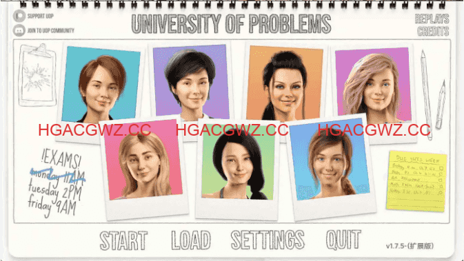 【欧美SLG/汉化/动态】学院情缘v1.7.5 AI版【PC+安卓/16.5G/更新】University of Problems [v1.7.5 Extended]