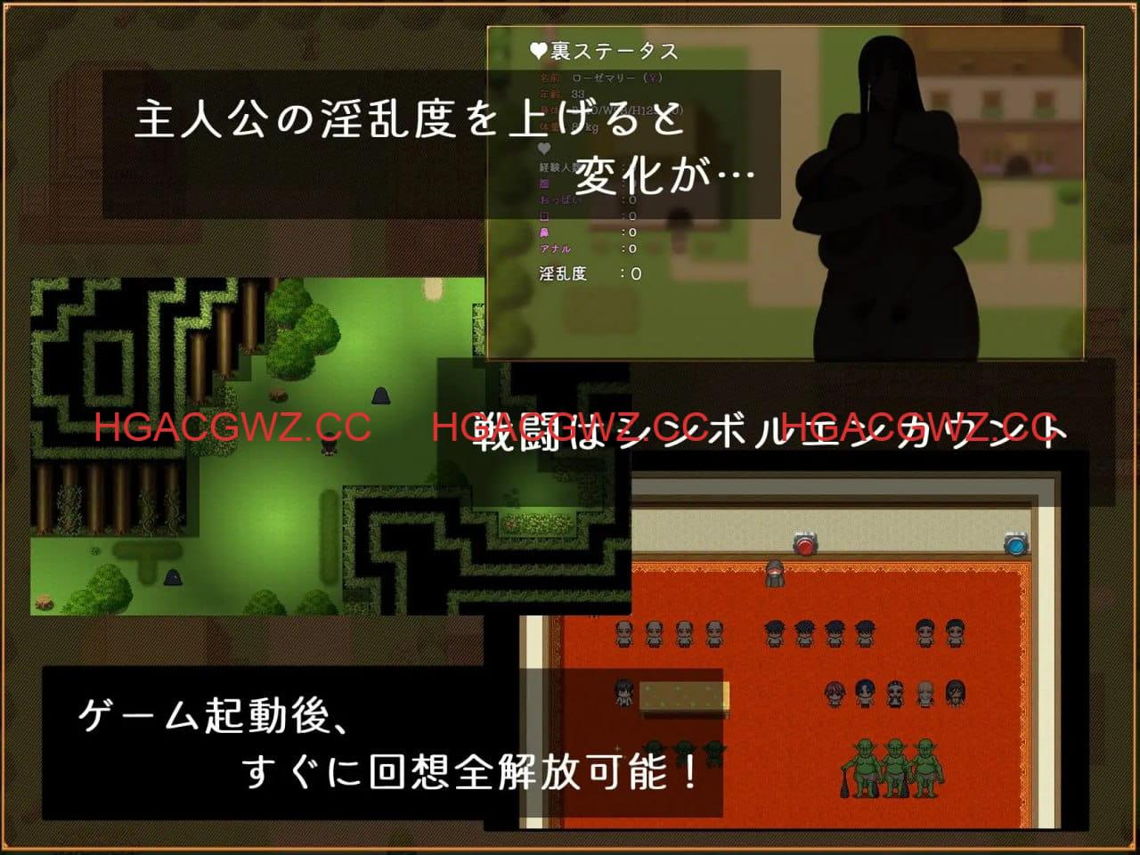 【RPG/AI汉化/MTool】罗塞玛丽的苦难[PC/1.1G]
